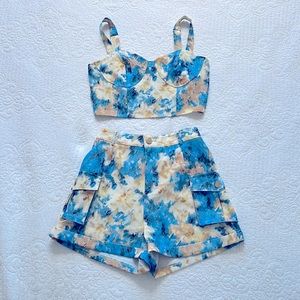 2 Piece Short Set - Size M - Brand U.Peach